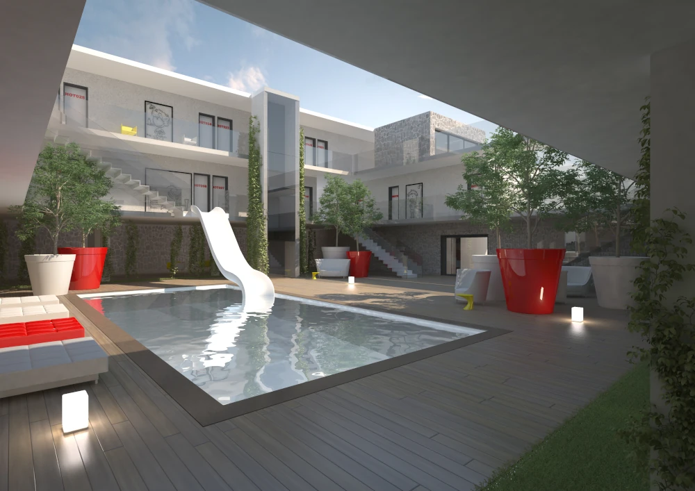 Hostel - bazen
